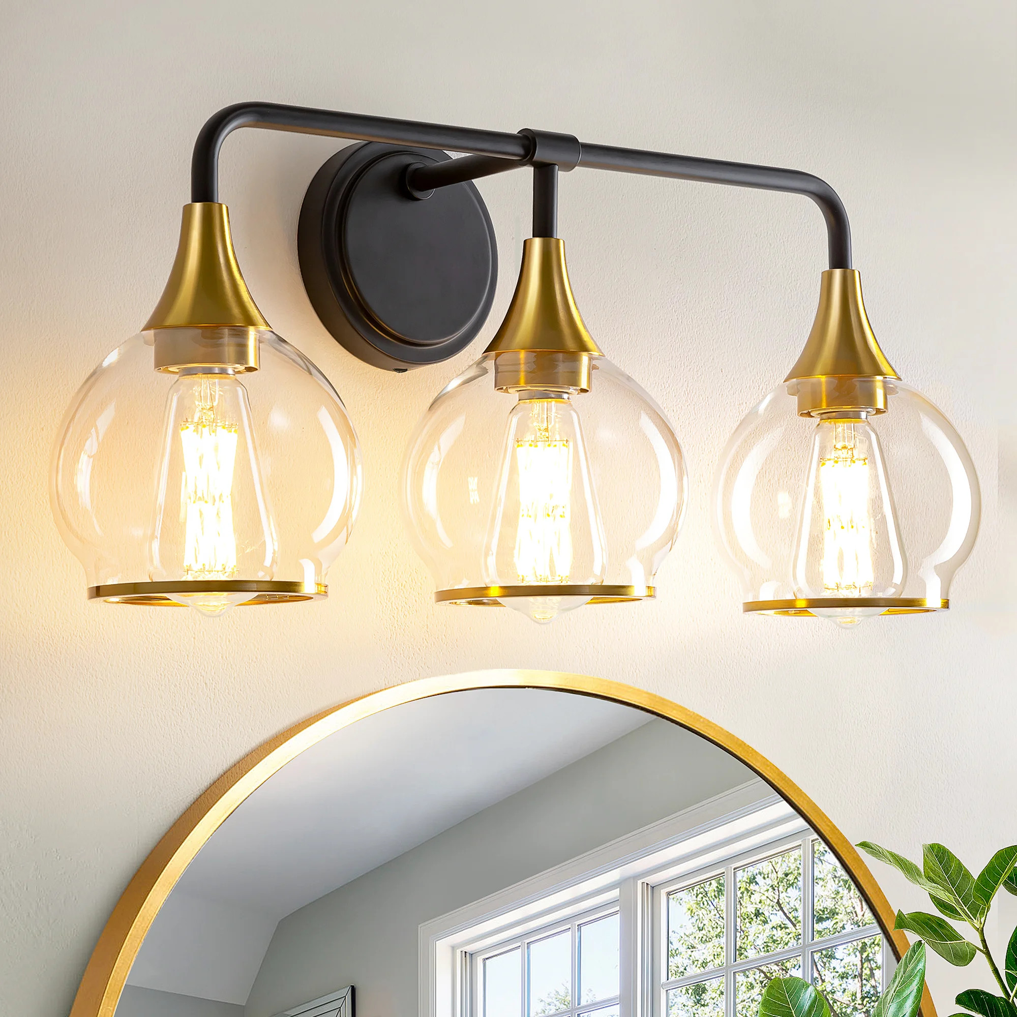 Lupe 3-Light Bathroom Dimmable Vanity Light | Wayfair North America