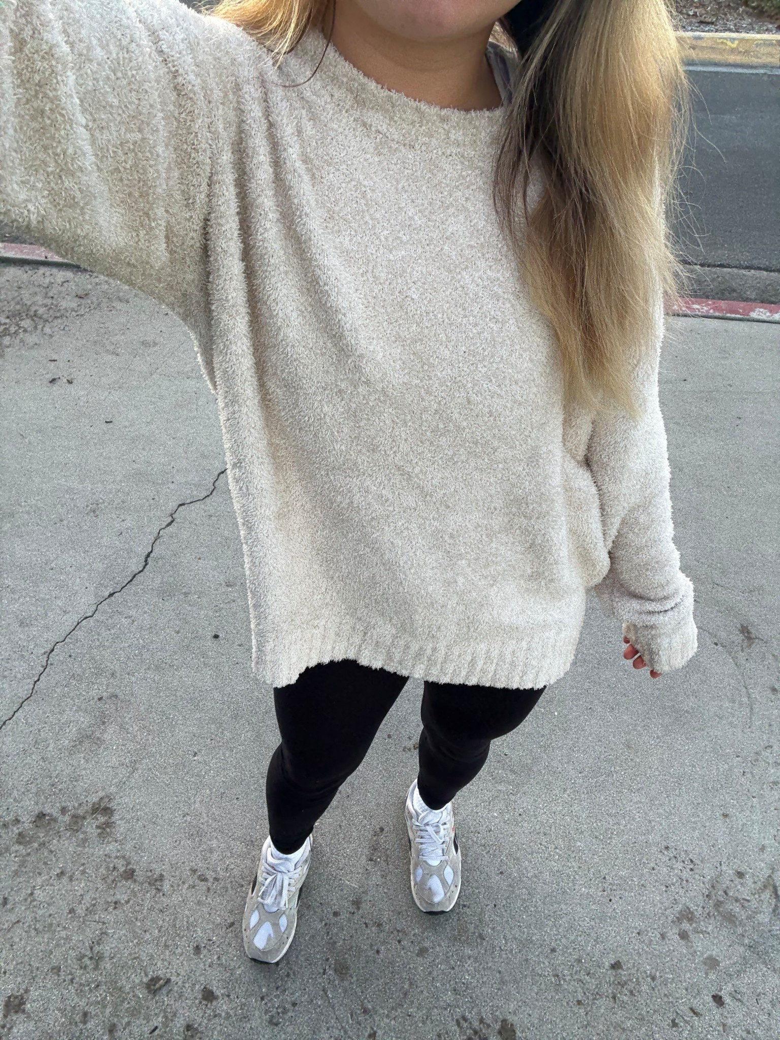 Fuzzy PJs for holiday travel days are perfect ✨ so comfy!  (Sold as a PJ set wearing top only here)

#LTKPetite #LTKTravel #LTKSeasonal