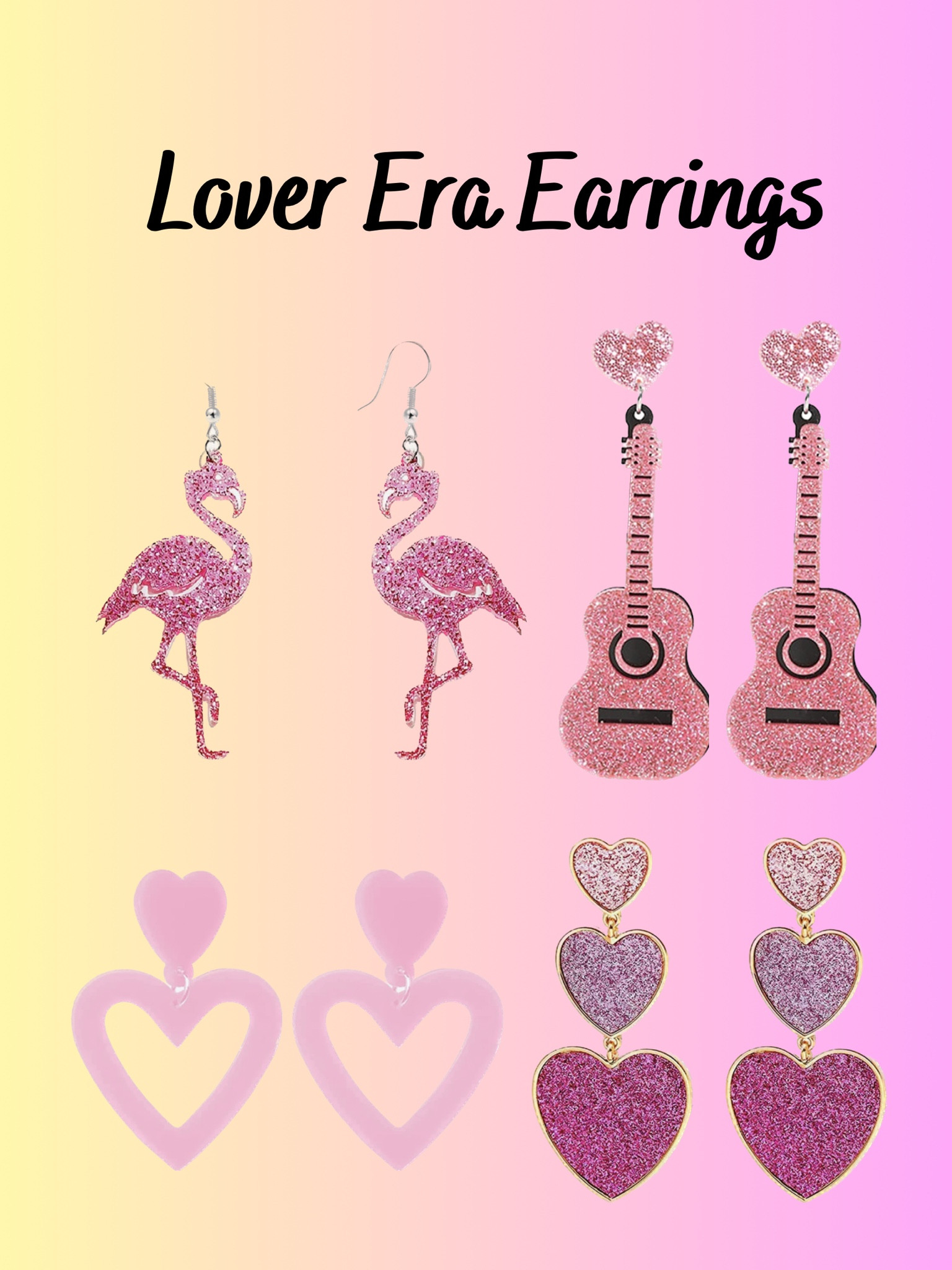 Lover era earrings, lover era jewelry, lover era accessories. Taylor swift concert. Eras concert  

#LTKfit #LTKunder50 #LTKFind