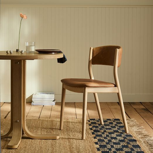 Marcus Samuelsson Leather Dining Chair | West Elm (US)
