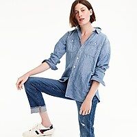 Relaxed chambray boy shirt | J.Crew US