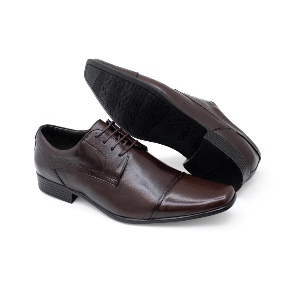 Sapato Social Sândalo Masculino Palace em Couro Napa Comfort Café | Americanas (BR)