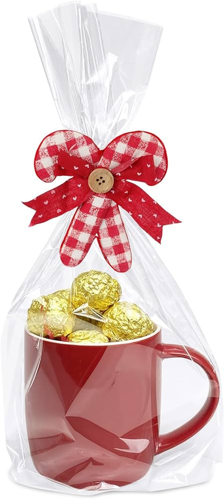 Morepack Flat Bottom Cellophane Bags,100 Pcs 7x3x12 Inches Clear Cello Bags Flat Bottom Cellophan... | Amazon (US)