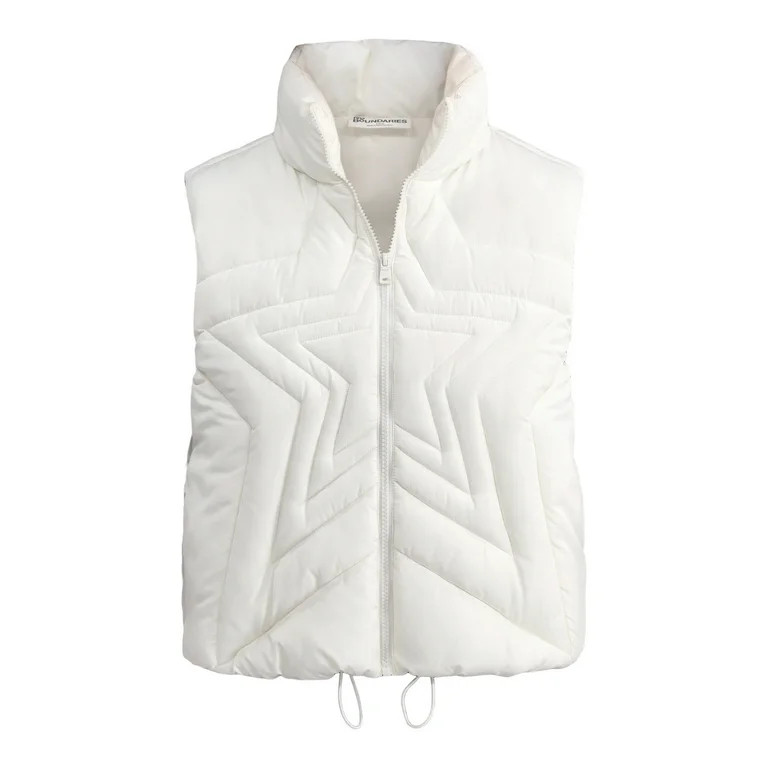 No Boundaries Quilted Puffer Vest, Women's | Walmart (US)