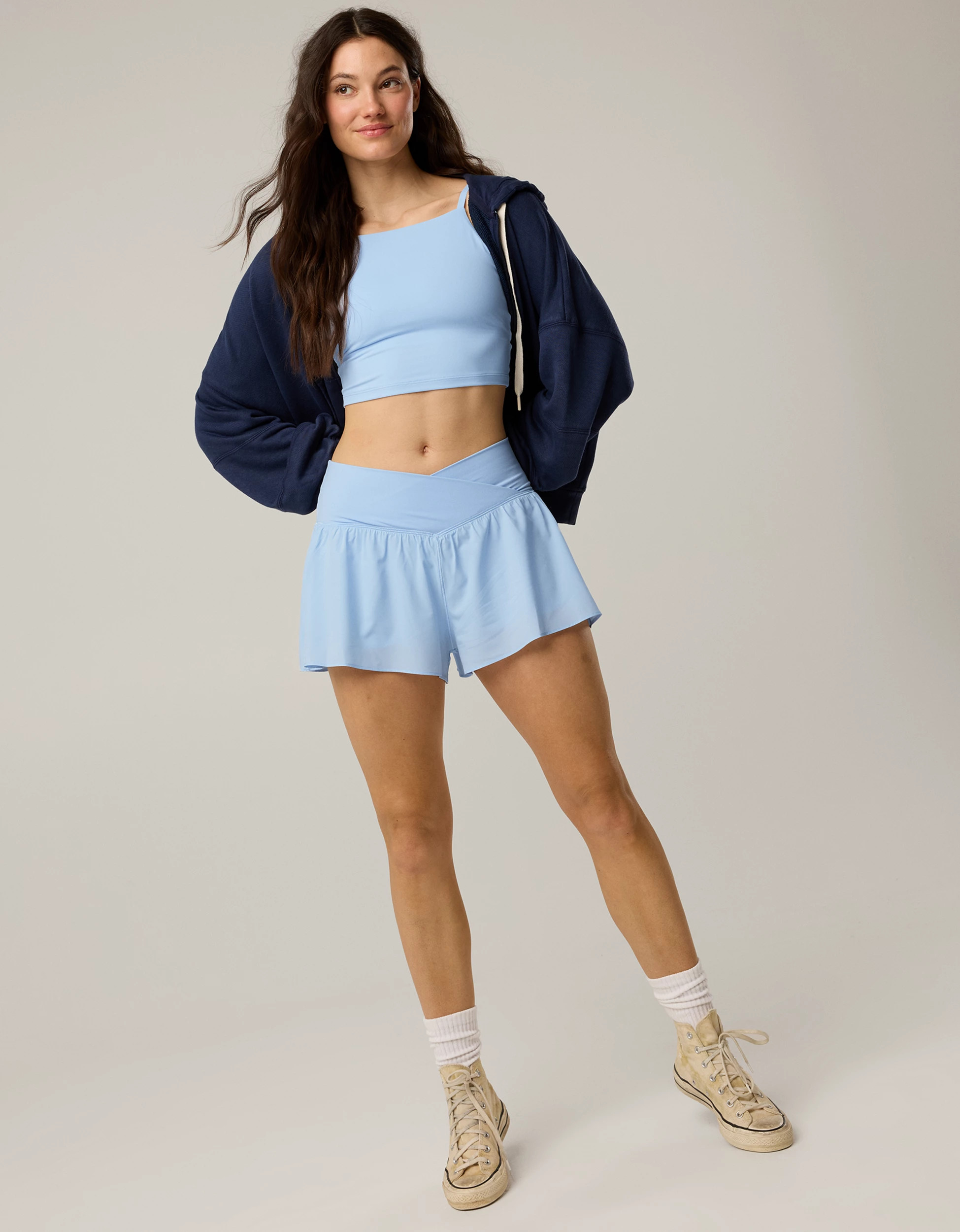 OFFLINE By Aerie Real Me Crossover Flowy Short | Aerie