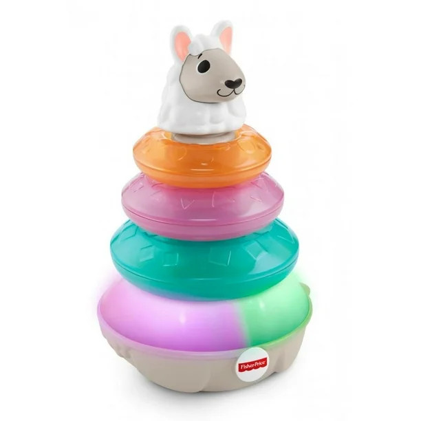 Award Winning Fisher-Price Linkimals Lights & Colors Llama, Musical Stacking Toy | Walmart (US)