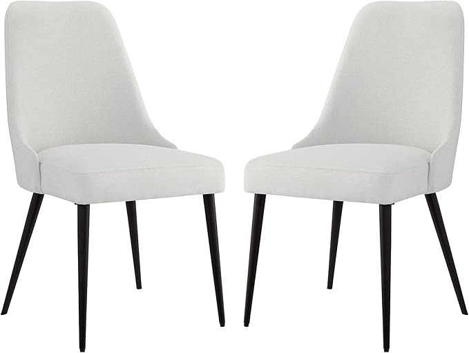 Ball & Cast Kitchen Chair Modern Upholstered Dining Chairs, Desk Chair Side Chair with Metal Legs... | Amazon (US)