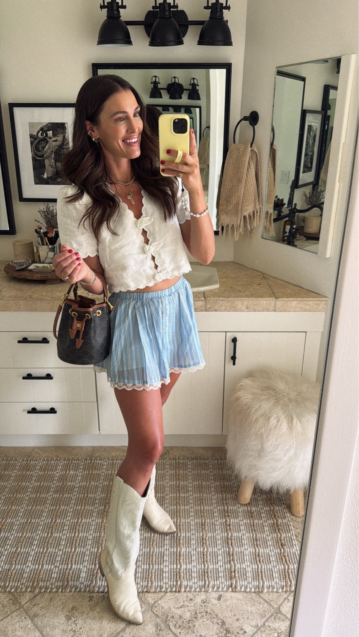 Summer night outfit 🤍 wearing smalls

#LTKootd #LTKSeasonal #LTKOver40