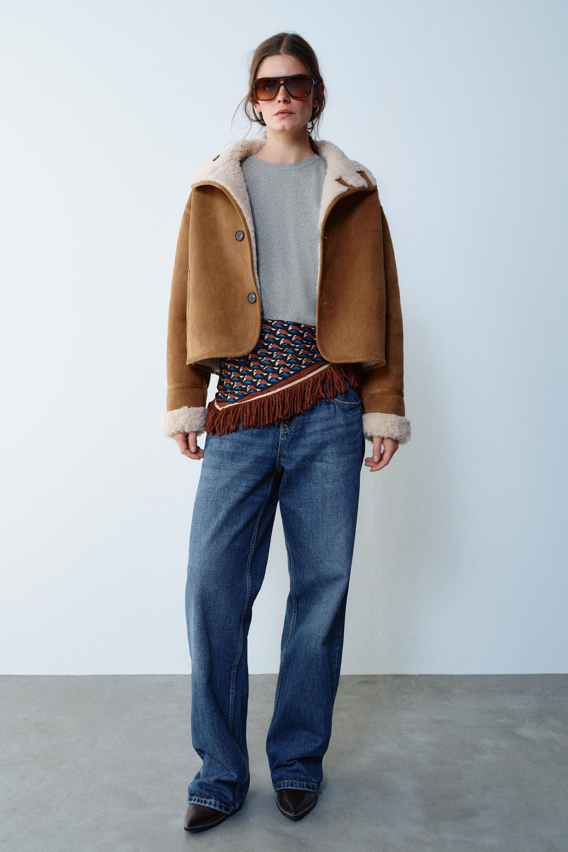 Zara - Reversible Double-Faced Jacket - Ecru - Xs - Woman | Zara US