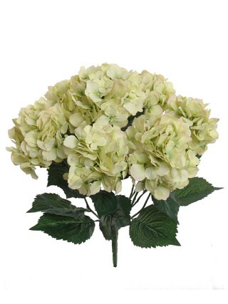 Hydrangea Bush: 20-Inch, with 7 Silk Flowers & Leaves by Floral Home® | Michaels | Michaels Stores