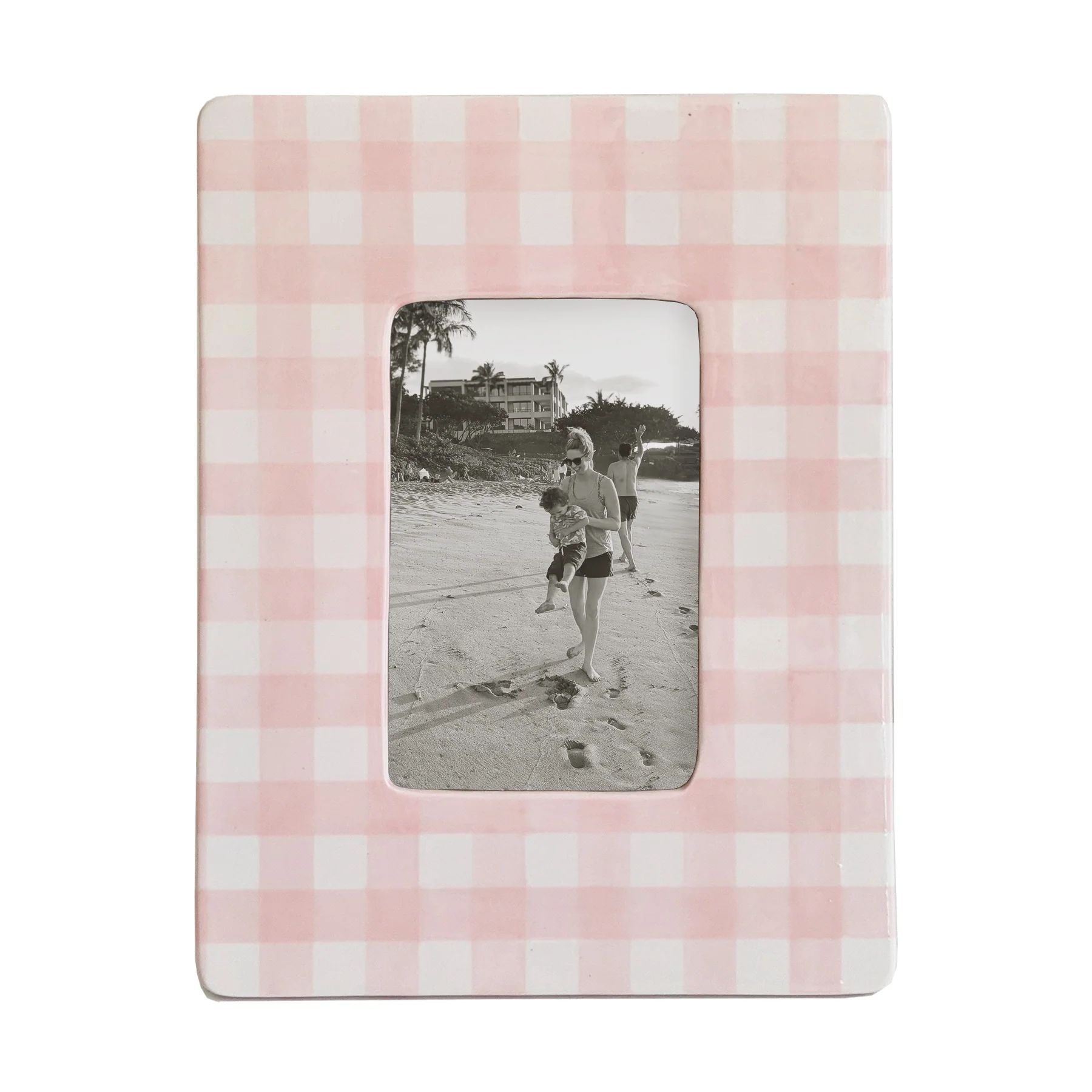 Gingham Photo Frame | Lo Home by Lauren Haskell Designs
