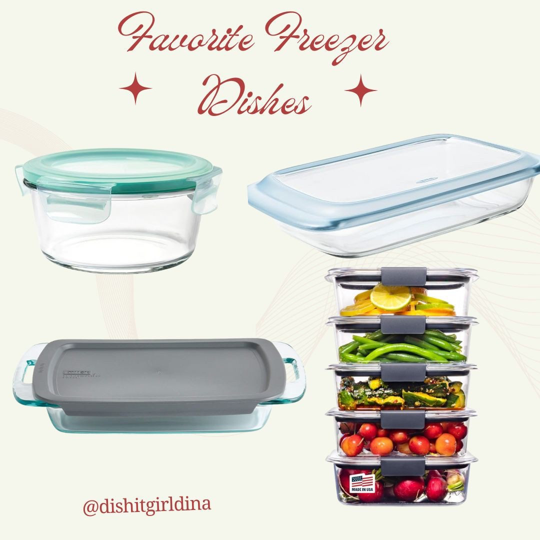 Ready for cozy casserole season? Here are my top picks for freezer friendly storage for those big dishes that you meal prep like lasagnas, stews and soups !