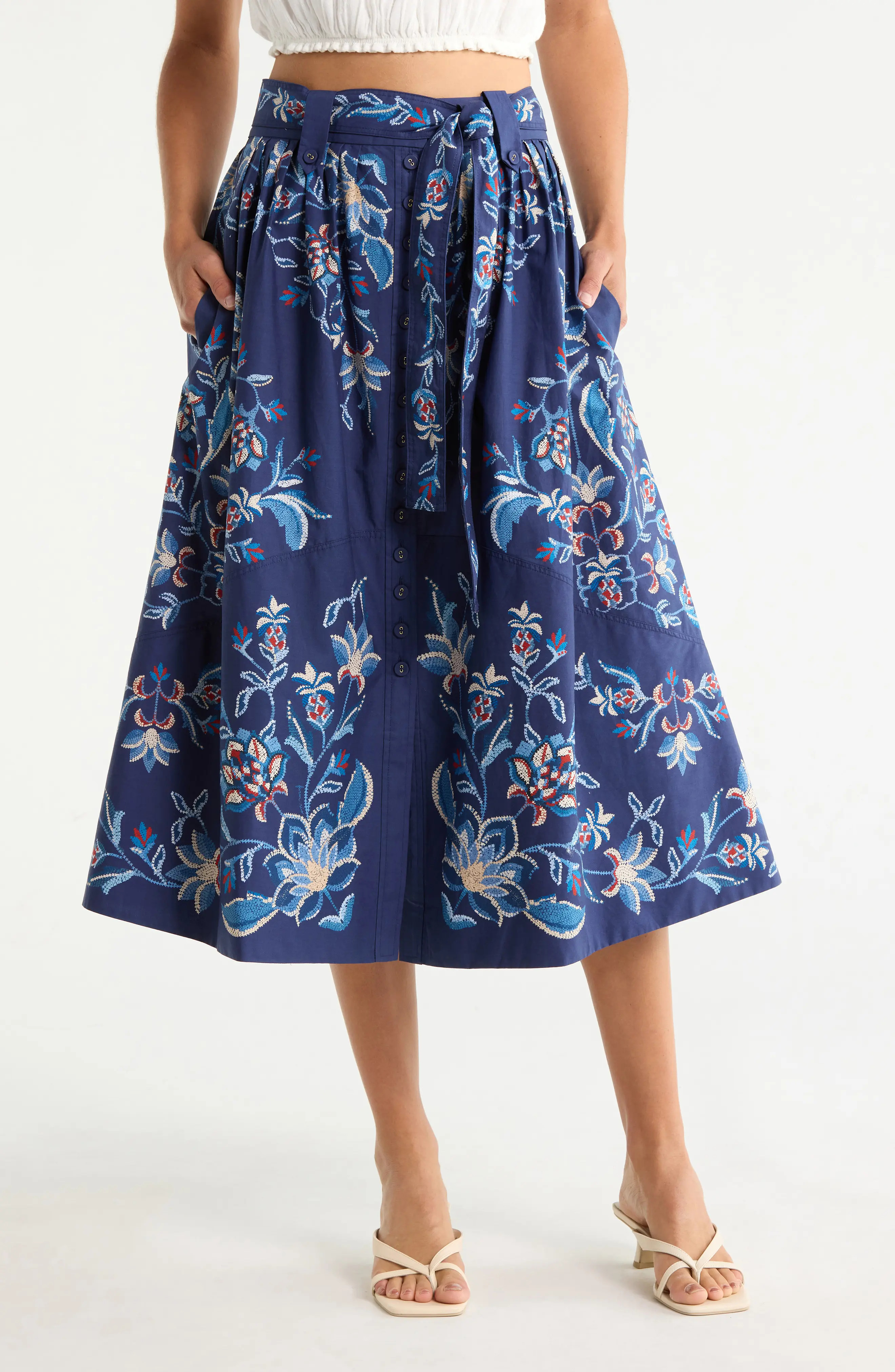 Winter Loom A-Line Midi Skirt (Women) | Nordstrom | Nordstrom