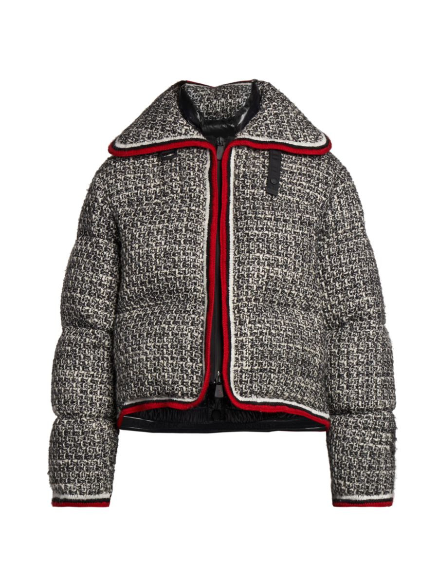 Moncler Grenoble Apres Ski Eterlou Tweed Down Bomber Jacket | Saks Fifth Avenue