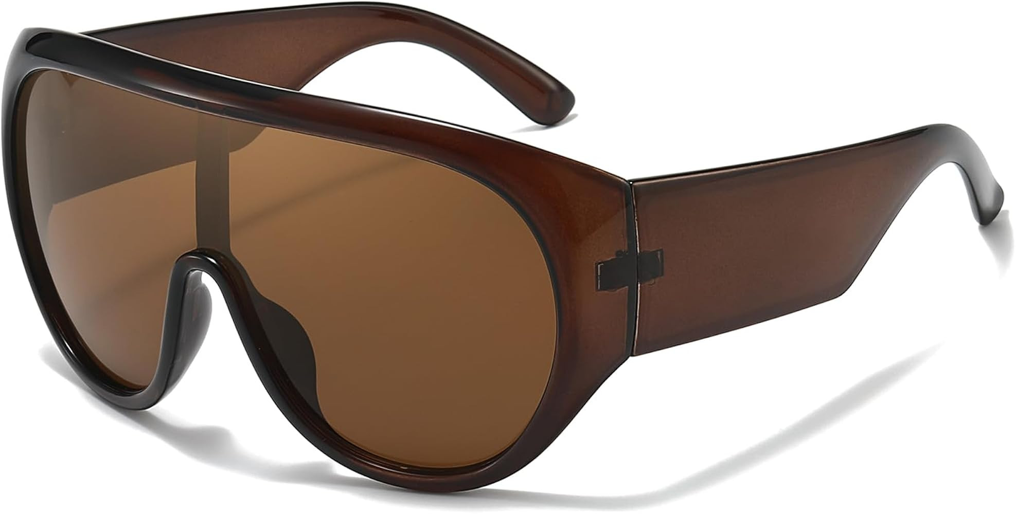 SODQW Oversized Sunglasses for Women Men Big Large Frame Wrap Around Sunglasses UV Protection Eye... | Amazon (US)