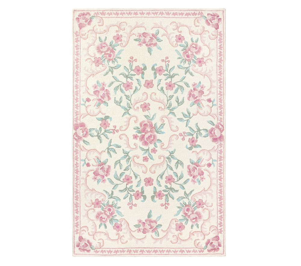Custom LoveShackFancy Medallion Rug , 8X10 , Pink | Pottery Barn Kids