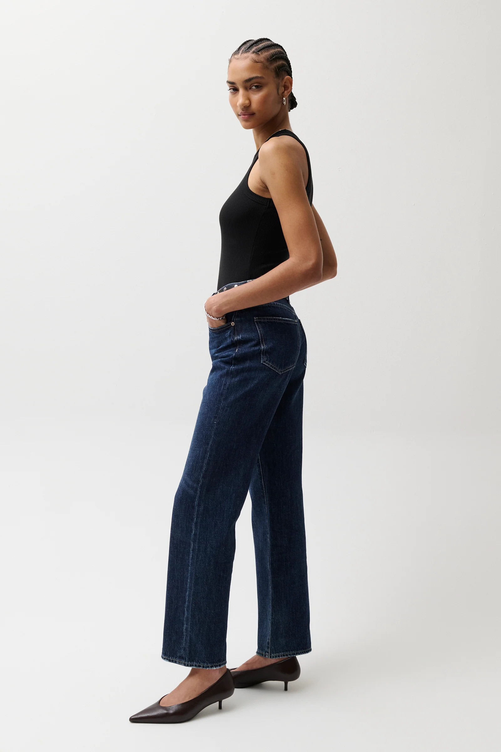 Cassie Super High Rise Straight Jean - Cultivate | Pistola Denim