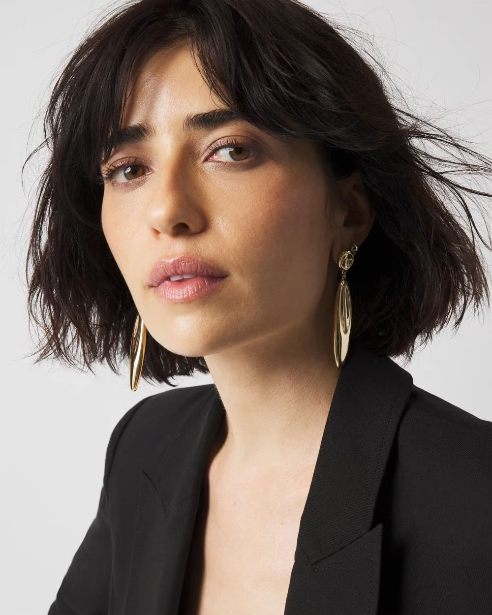 Gold Sculptural Statement Drop Earrings | White House Black Market