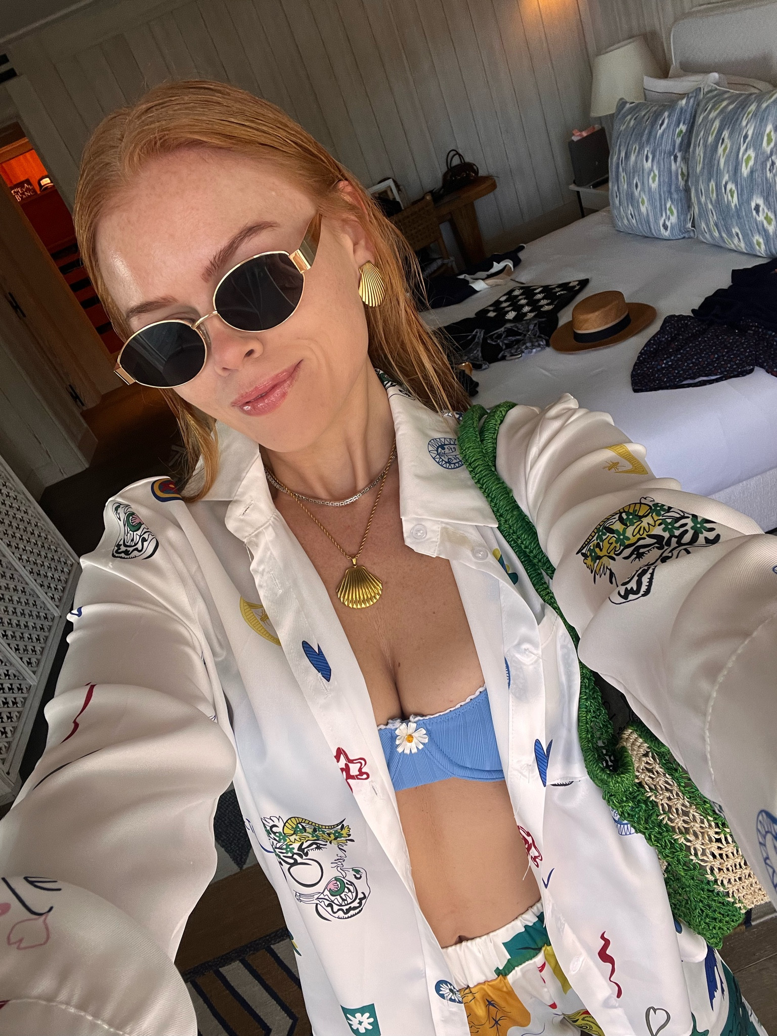 Amazon sunnies and jewelry 💙💙

#LTKStyleTip #LTKSwim #LTKFindsUnder50