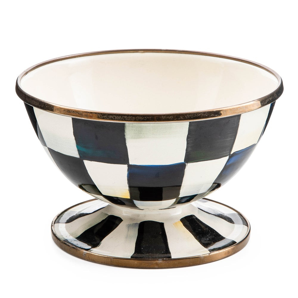 Courtly Check Ice Cream Dish | MacKenzie-Childs