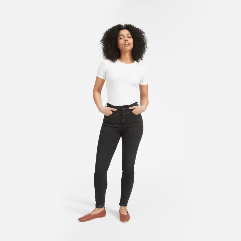 Authentic Stretch High-Rise Skinny Button Fly | Everlane