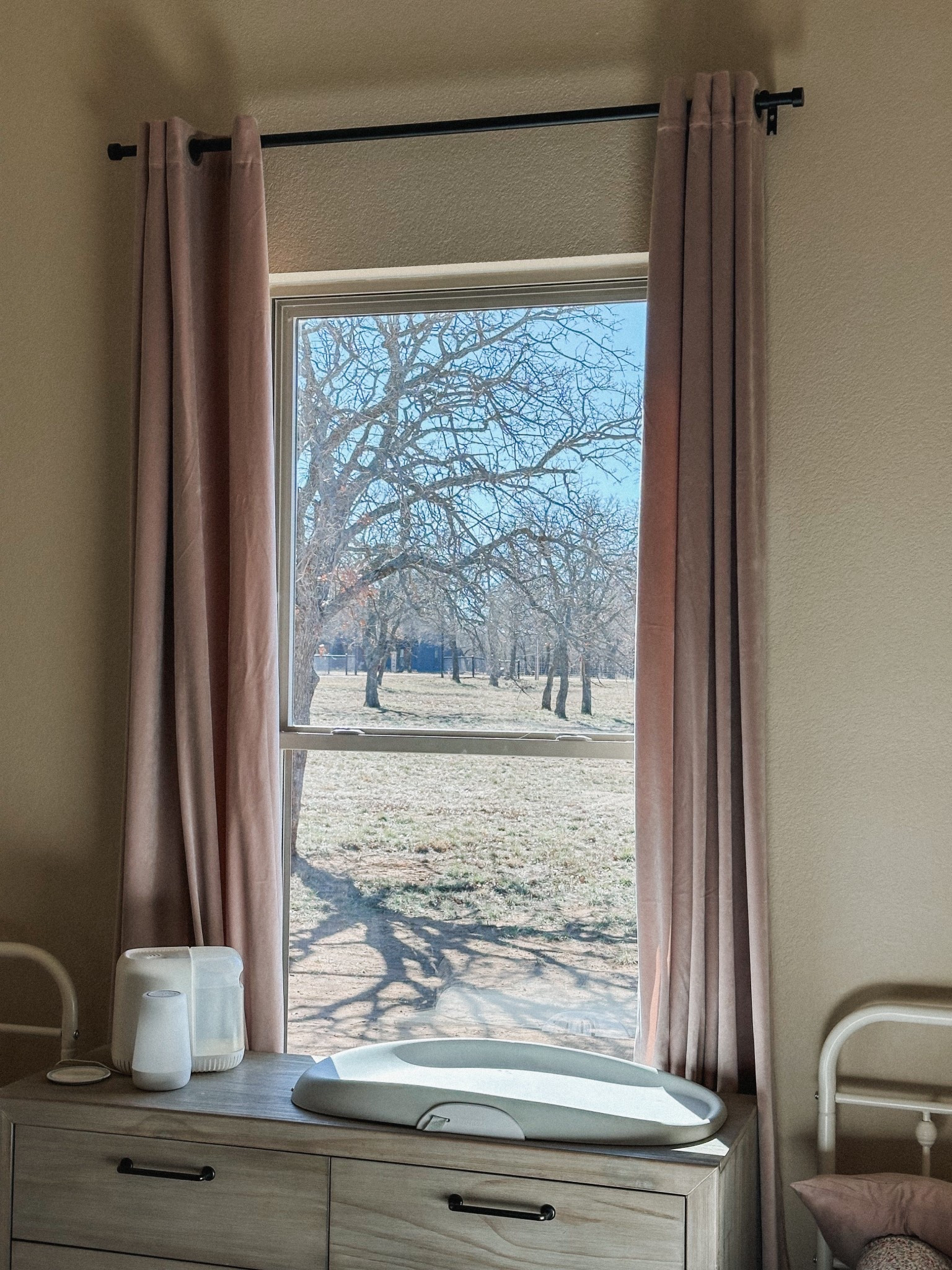 Long velvet window curtains in my girls shared room💕

#LTKKids #LTKHome