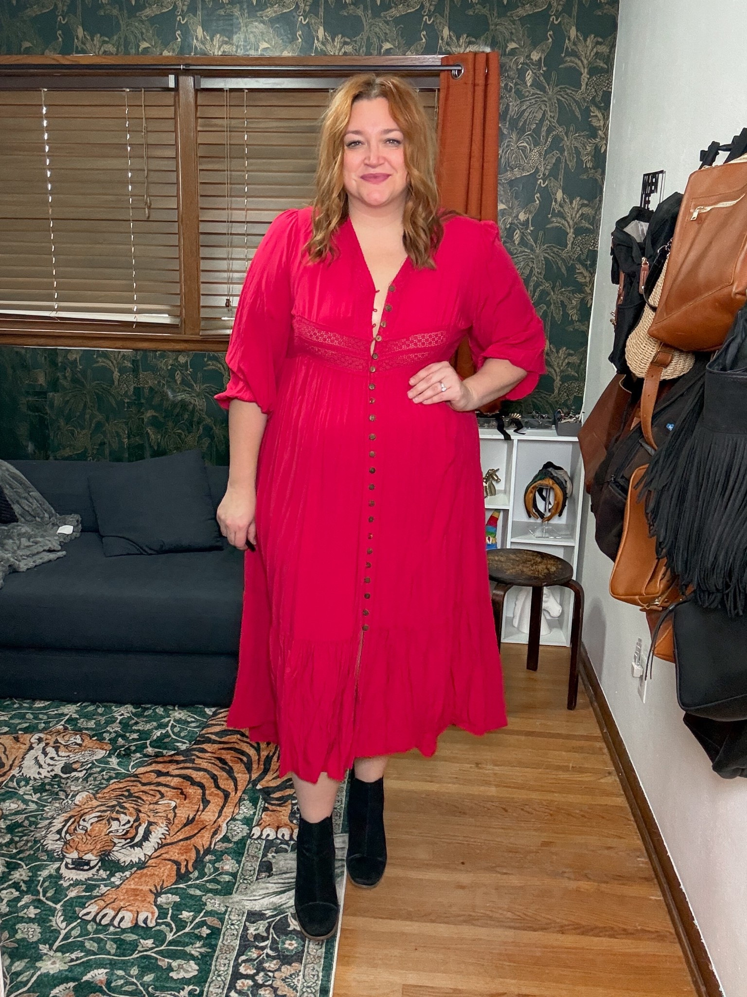 Witchy aesthetic cottage core spring outfit for mid and plus sizes.
Wearing 3X as a US 18

#LTKPlusSize #LTKMidsize #LTKTall