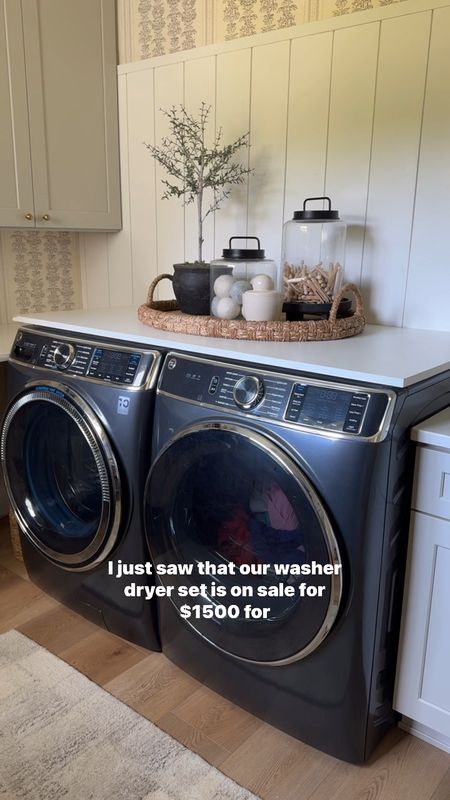 Our washer dryer is on major sale! Under $1500 for the set I love that it has the ultra fresh vent technology and automatically dispenses laundry detergent as well. Highly recommend!!! 

#LTKHome #LTKSaleAlert