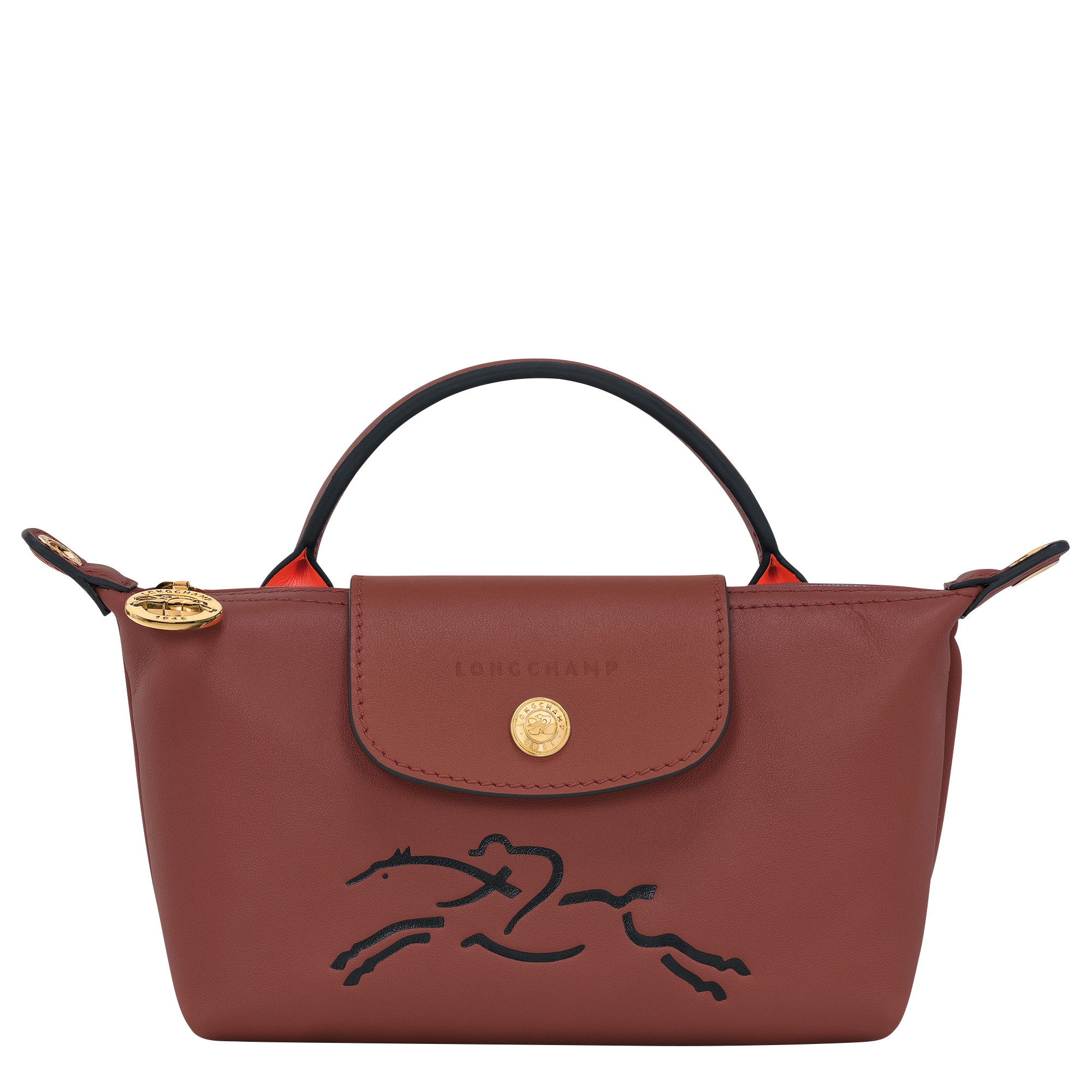 Pochette Le Pliage Xtra Cuir - Acajou (34175HDA204) | Longchamp FR | Longchamp