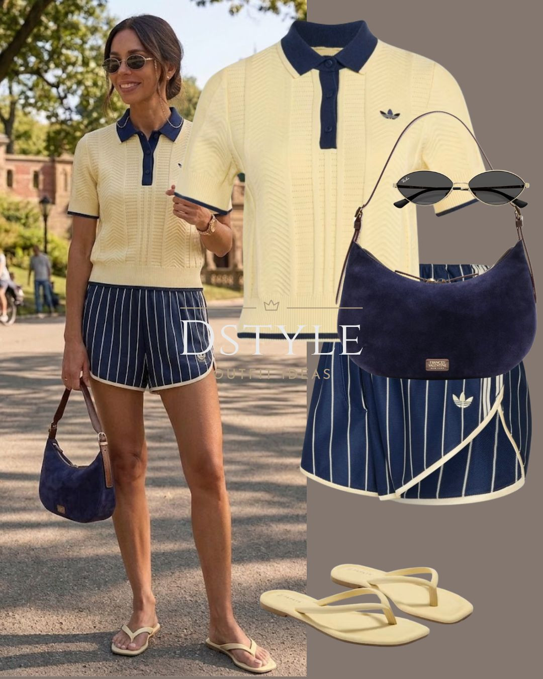 Preppy meets sporty 💫 The ultimate chic daytime look! 

 #preppystyle #summeroutfits #everydaylook #streetstyleinspo #casualchic

#LTKootd #LTKmomlife