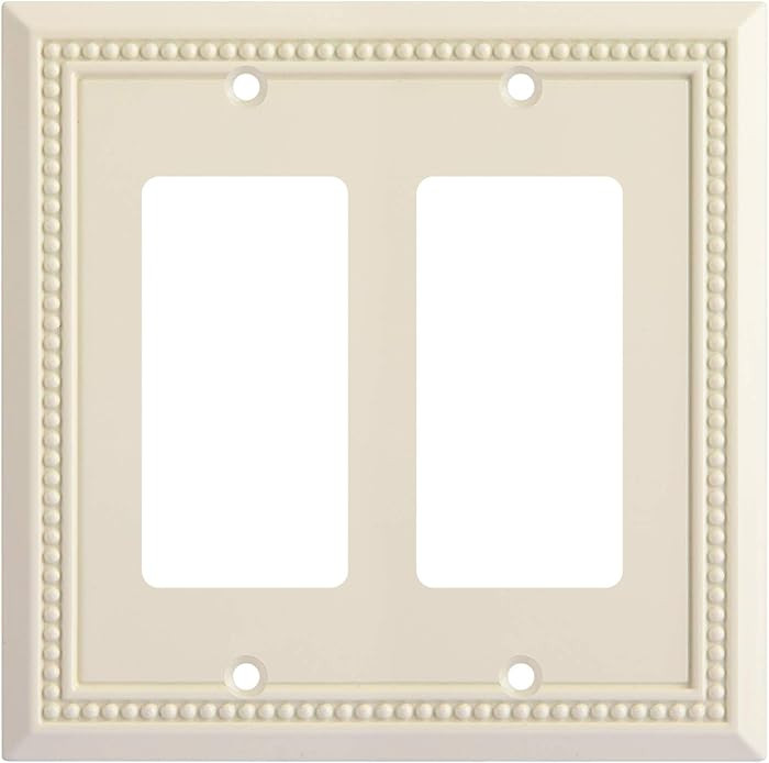 Henne Bery Sunken Pearls Heavy Duty Decorative Wall Plate Switch Plate Outlet Cover, Durable Soli... | Amazon (US)
