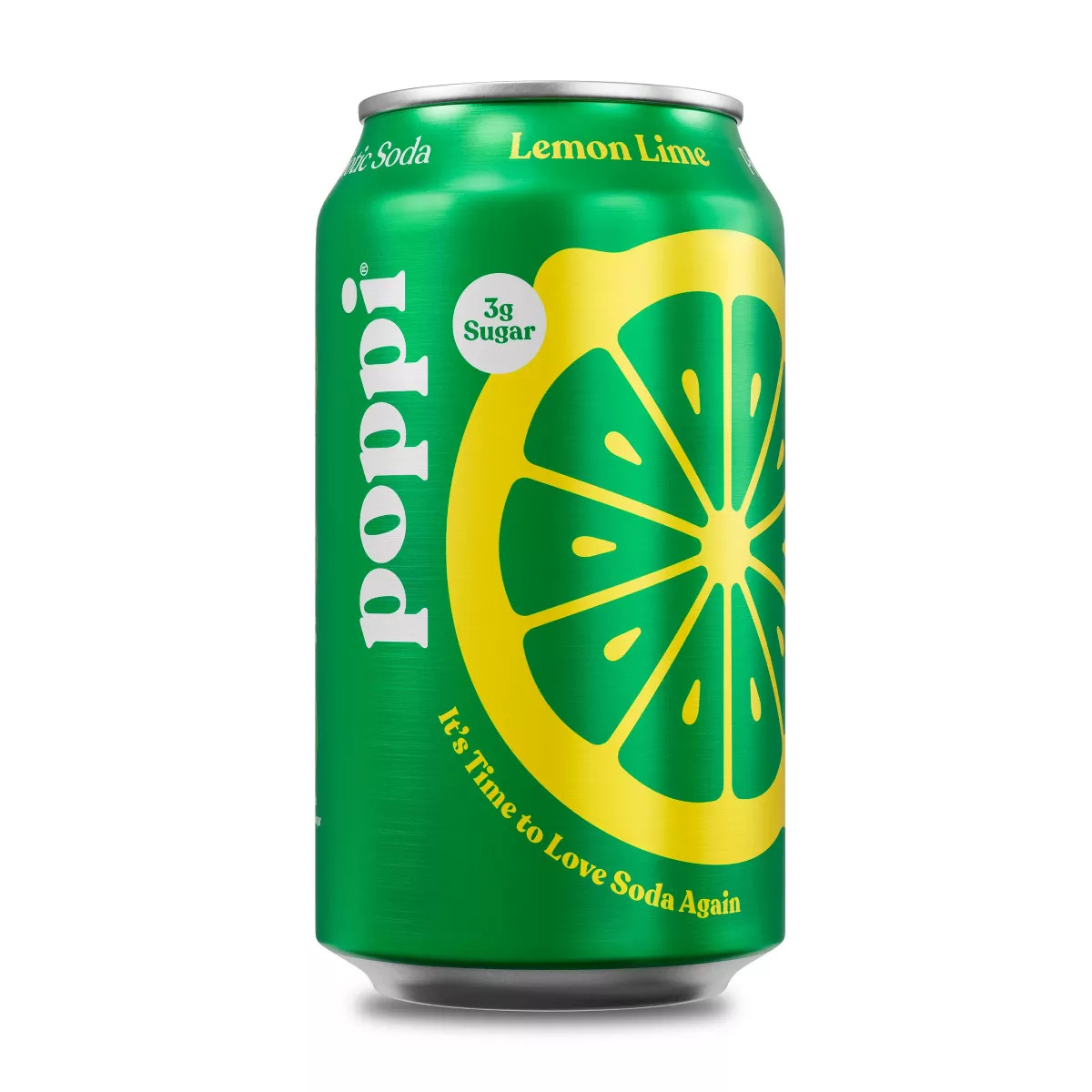 Poppi Lemon Lime Prebiotic Soda - 12 fl oz Can | Target