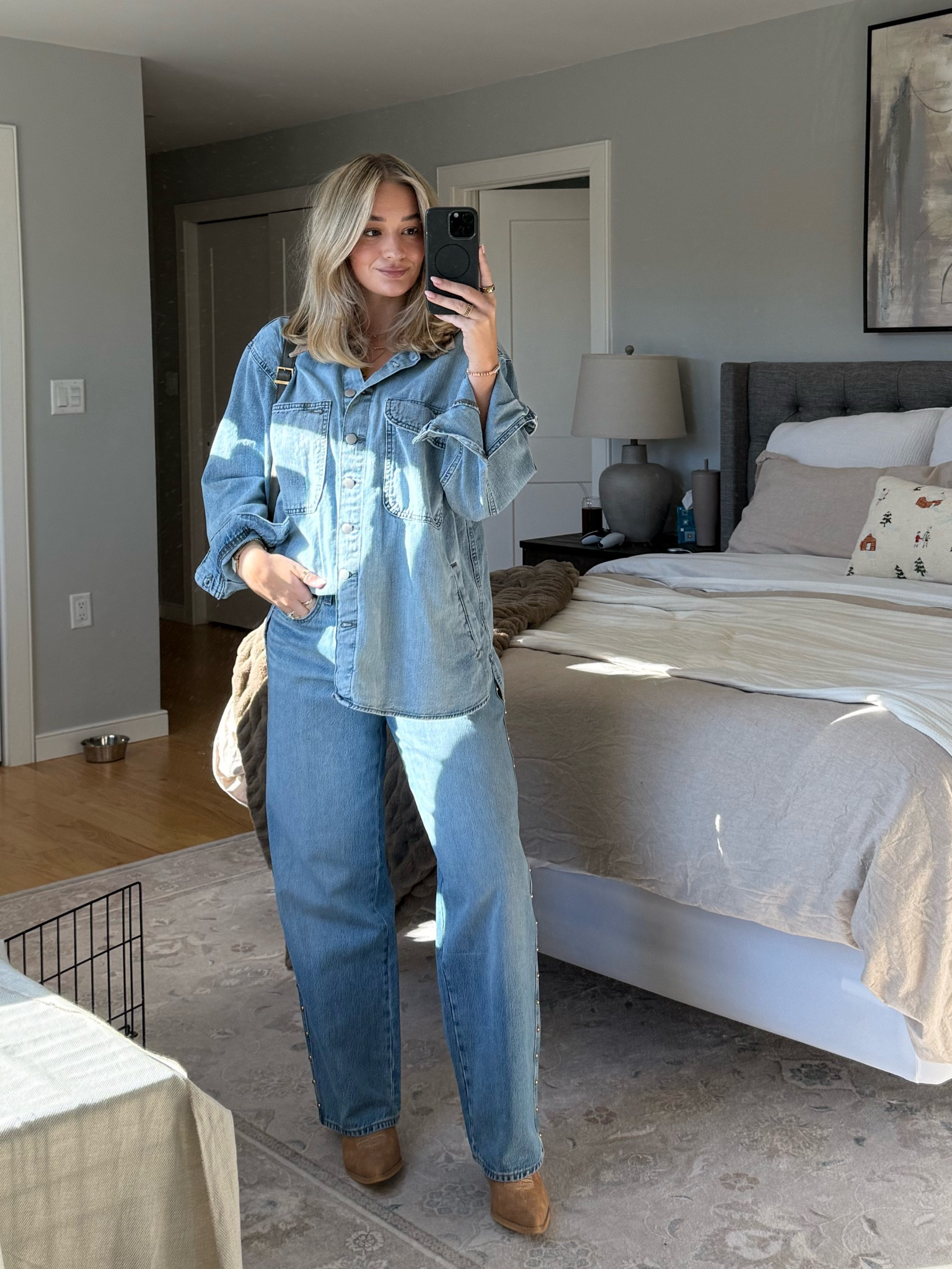 Denim on denim dream 

#LTKStyleTip #LTKFindsUnder50