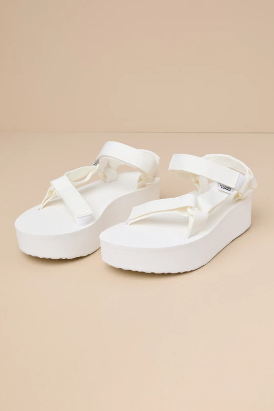 Flatform Universal Bright White Sandals | Lulus