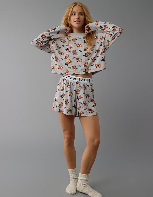 AE Care Bears Halloween Plush PJ Set | American Eagle Outfitters (US & CA)