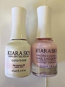 Kiara Sky Matching Gel Polish + Nail Lacquer, The Simple Life, .5 fl. oz | Amazon (US)