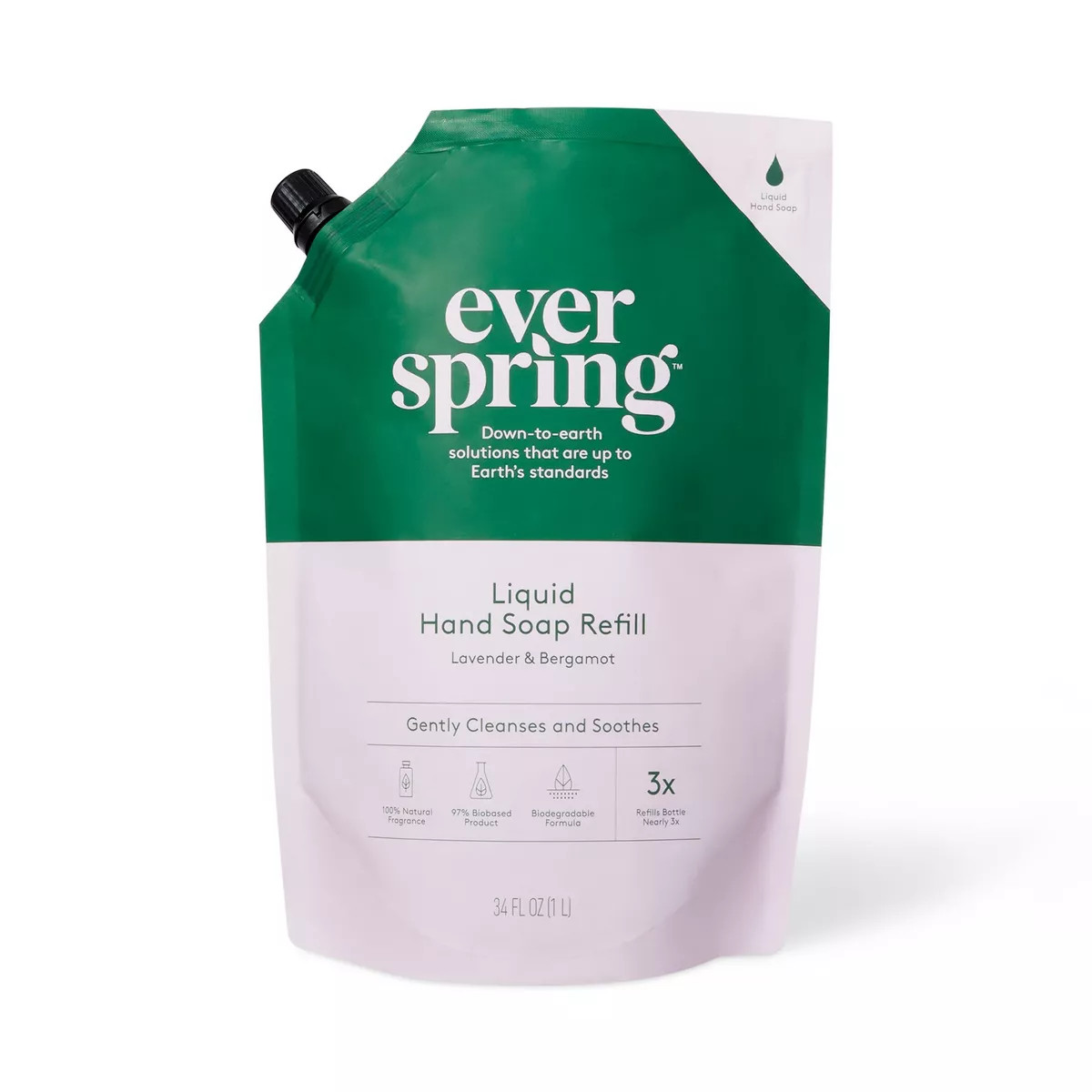 Liquid Hand Soap Refill - Lavender & Bergamot - Everspring™ 34 fl oz | Target