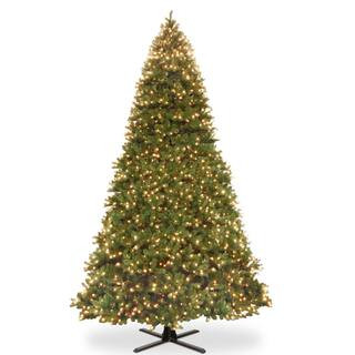 16 ft. Feel Real Downswept Douglas Fir Hinged Artificial Christmas Tree with 2100 Dual Color LED ... | The Home Depot