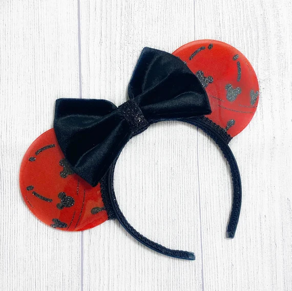 Jingle Bell Minnie Ears, Jingle Bell Resin Minnie Ears, Resin Minnie Ears | Etsy (US)