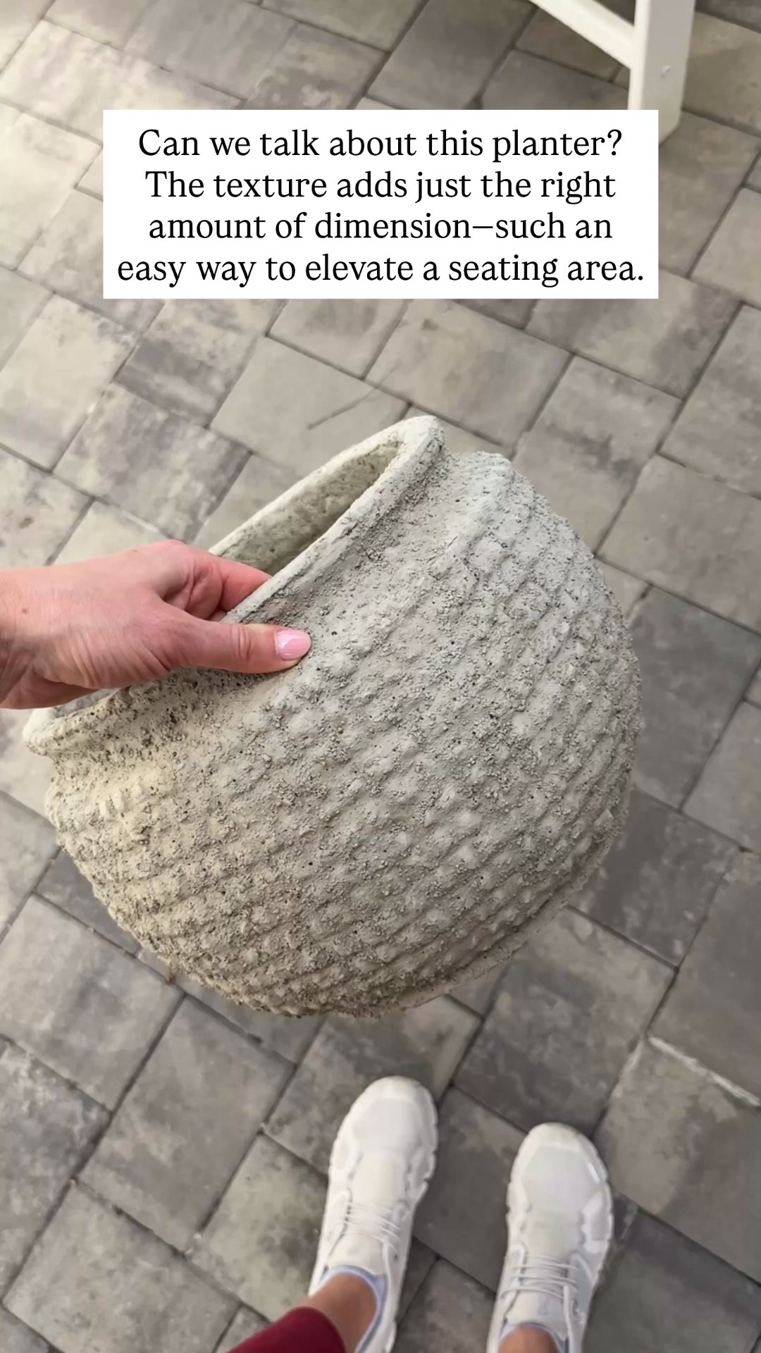 #ad Can we talk about this planter? The texture adds just the right amount of dimension—such an easy way to elevate a seating area. Wayfair’s selection of outdoor seating, side tables, and decor makes it simple to create a space that feels both functional and thoughtfully styled. Sharing more of my go-to finds to refresh your patio for spring.

@wayfair #wishyouwerehere #outdoor #Wayfair #WayfairPartner

#LTKSeasonal #LTKHome #LTKSaleAlert