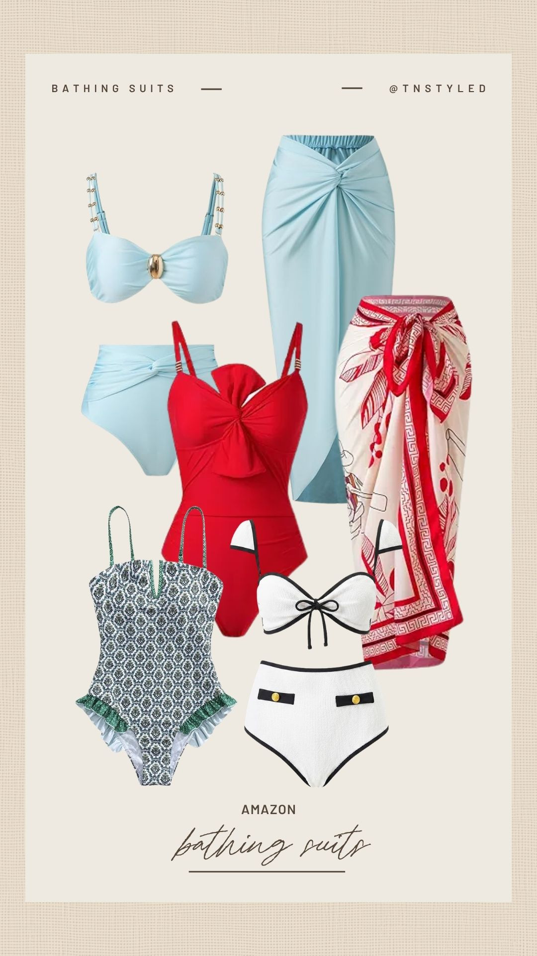 Get ready for the beach with these trendy swimsuits! #amazonfinds #amazonfashion 

 #LTKootd #LTKSwim