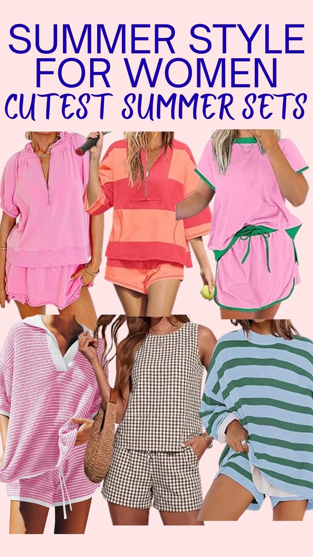 Summer sets for women 🩷❤️

#LTKootd