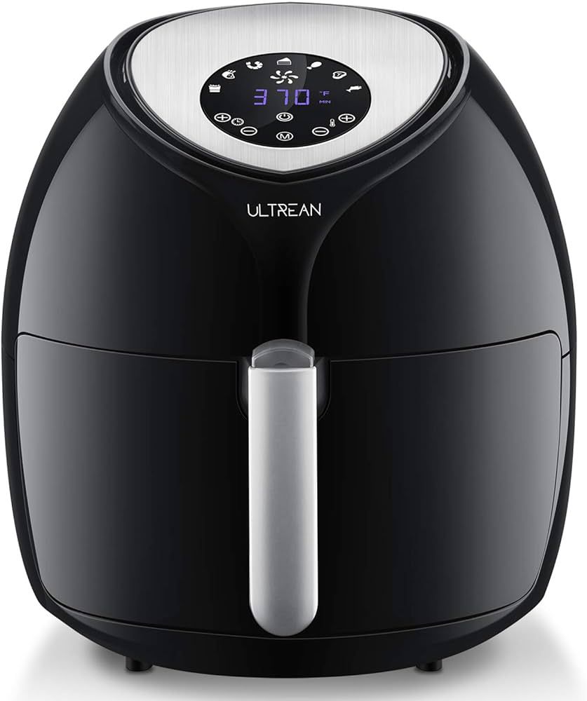 Ultrean Air Fryer 6 Quart, Large Family Size Electric Hot Airfryer XL Oven Oilless Cooker with 7 ... | Amazon (US)