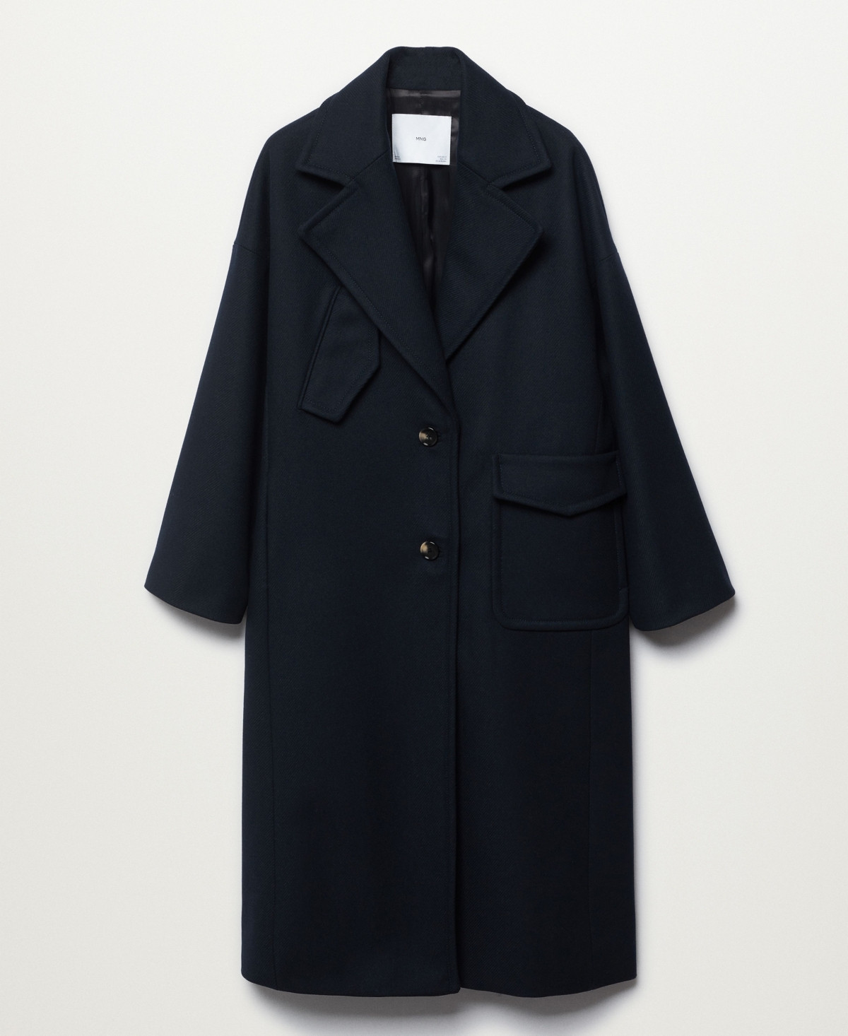 Mango Women's Pocketed Wool Coat | Macys (US)
