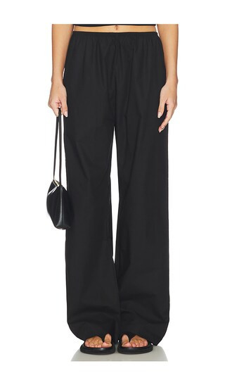 DONNI. The Pop Simple Pant in Black. - size XXS | Revolve Clothing (Global)