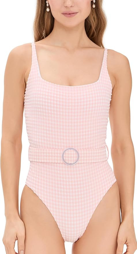 PQ Swim Women's Lucia Belted One Piece | Amazon (US)