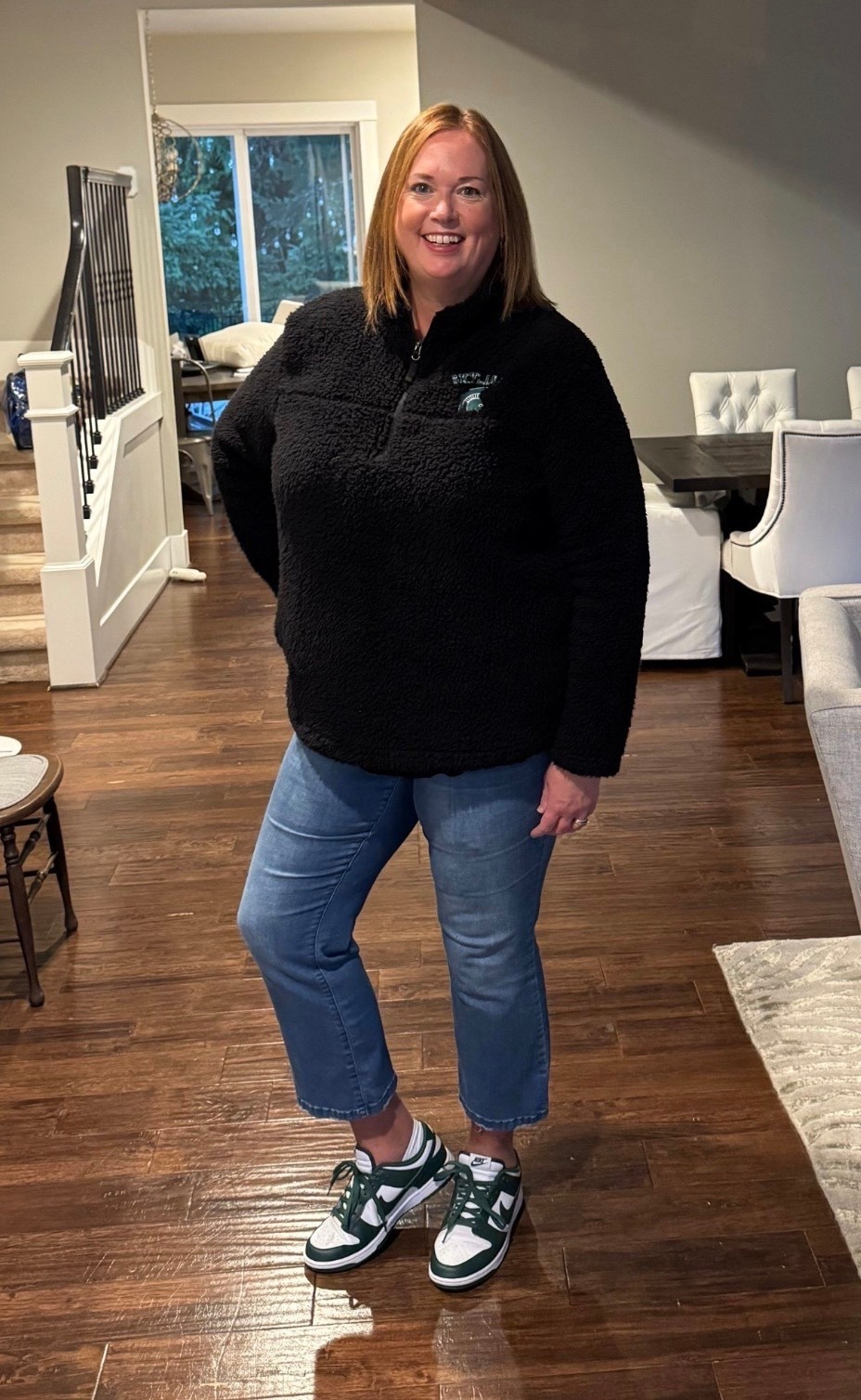 Spartan Spirit: Spring Edition 🏈
The countdown to kickoff starts now! Even though it’s just spring training, it’s never too early to pull out the Green and White, or whatever your school colors are! 

There is nothing like a classic, match your school vibe to get back into the gameday spirit. Whether you're at the stadium or just out and about, keep it basic, keep it timeless, and always wear your team.
Shop the Spartan Vibe:
I’ve linked my favorite essentials to help you prep for the season below.

#SpartanSpirit #CollegeGameday #SpringTraining #GreenAndWhite #highschoolfootball #teamspirit

#LTKSeasonal #LTKmomlife #LTKdayinmylife