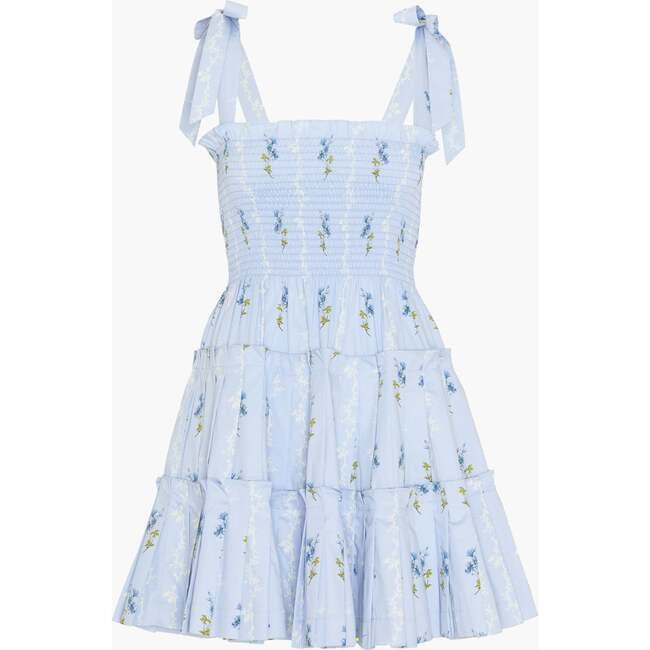 Hill House Home | The Ribbon Charlotte Nap Dress - (Bluebell Waltz, Size 2X-Small) | Maisonette | Maisonette