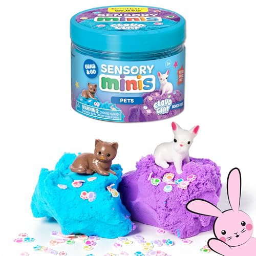 Creativity for Kids Sensory Minis Pets Kit | Cloud Clay Sensory Toy for Kids | Easter Basket Stuffers | Mess-Free, Screen-Free Travel Activity for Kids (Ages 3+) | Amazon (US)