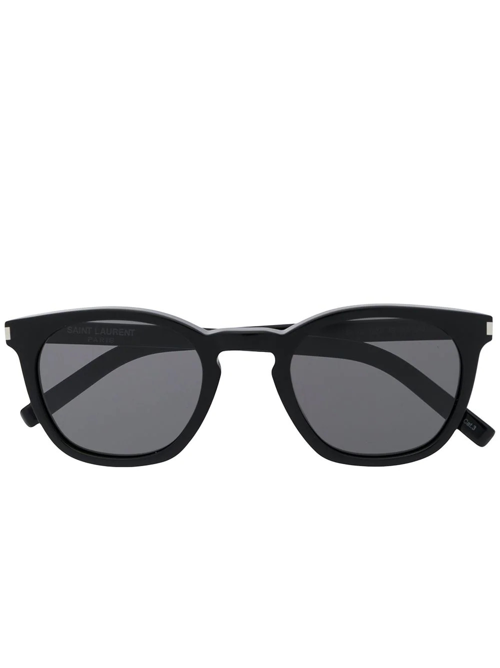 Saint Laurent Eyewear round sunglasses - Black | Farfetch Global